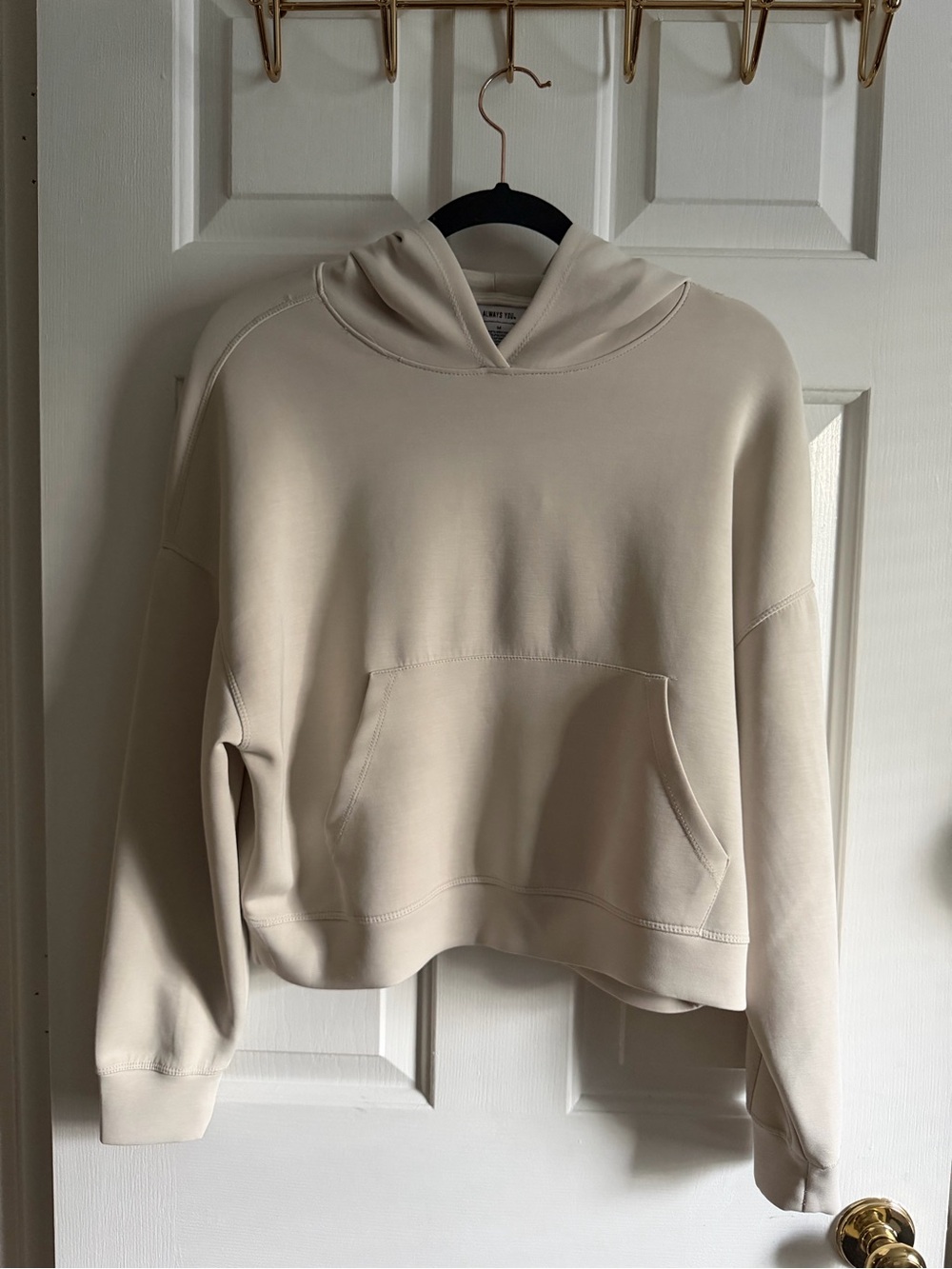 Always You Cream Hoodie Sweater - Women’s Pullover